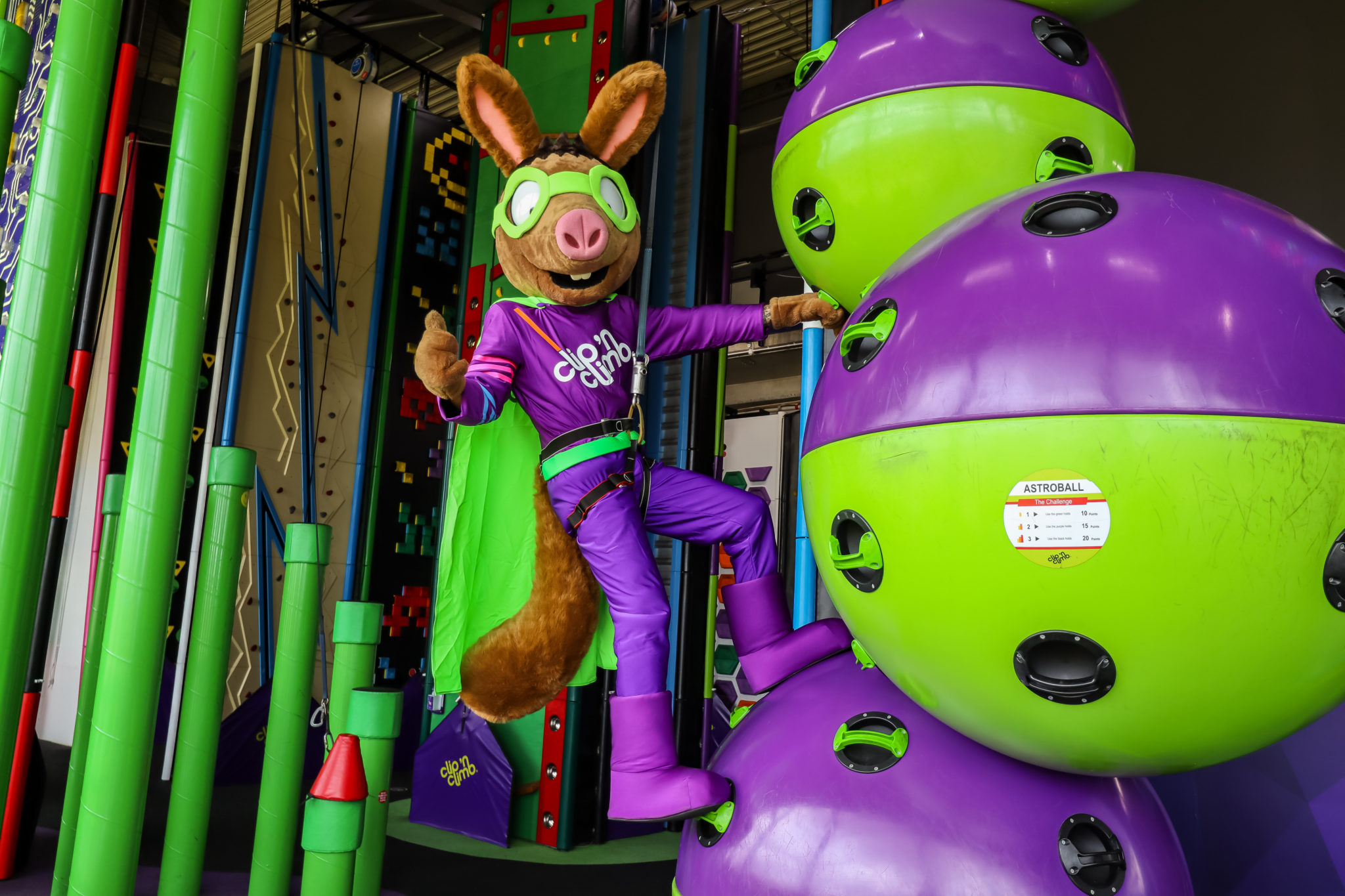 clip-n-climb-unveils-new-mascot-pip-the-possum-franchise